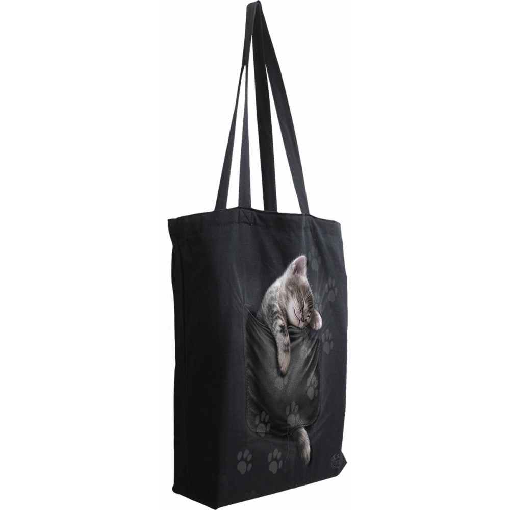 Spiral - POCKET KITTEN Sac à main - Noir